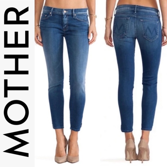 Mother The Vamp Spiked Heels To Tractor Wheels Jeans 26 Skinny Ankle Revolve - Picture 2 of 16